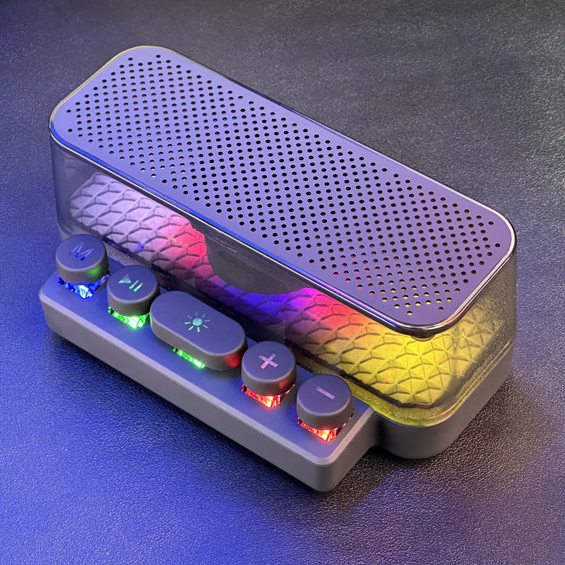 Colorful Bluetooth Speaker Keyboard Luminous