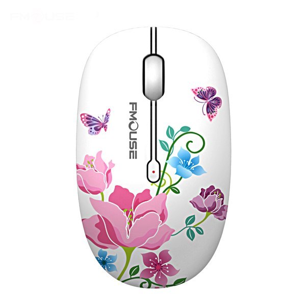 FMOUSE Mouse Mini Wireless Mouse 1600DPI Laptop Wireless Mouse Ergonomic Wireless Mice Silent for Home Use