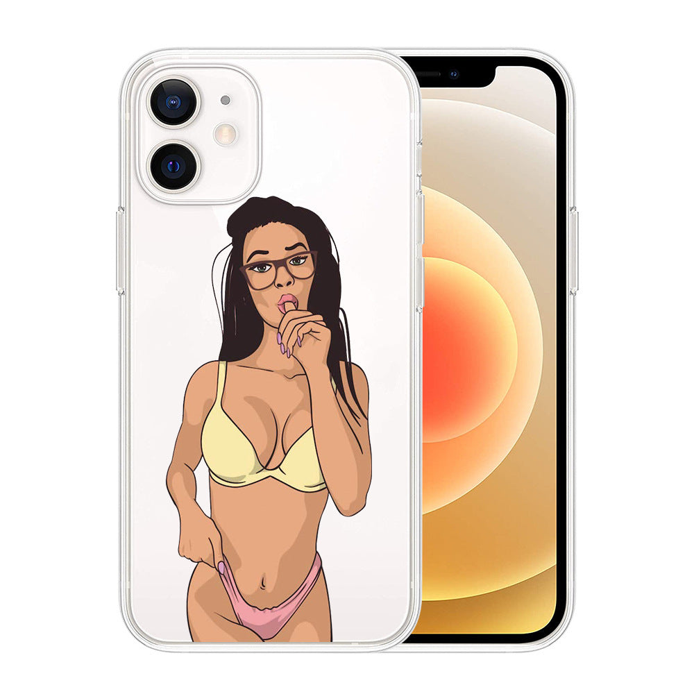 European And American Sexy Beauty Phone Case