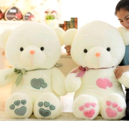 Plush toy heart-hearted couple love bear hug bear teddy bear doll bear Bud