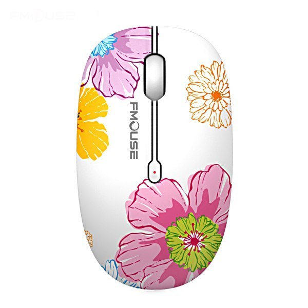 FMOUSE Mouse Mini Wireless Mouse 1600DPI Laptop Wireless Mouse Ergonomic Wireless Mice Silent for Home Use