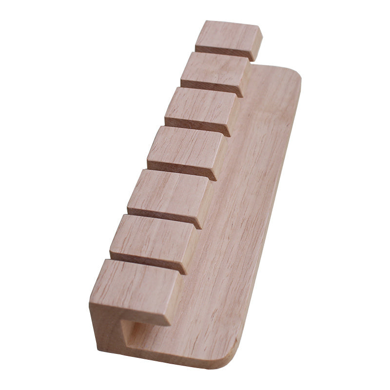 The Data Cable Organizer Retains The Wooden Anti-winding