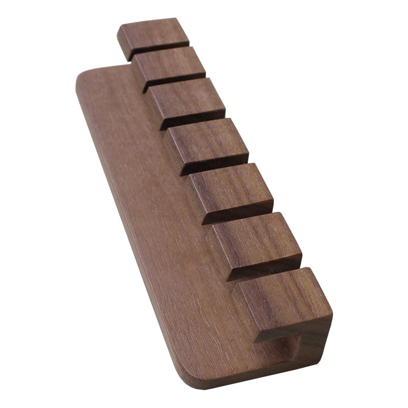 The Data Cable Organizer Retains The Wooden Anti-winding